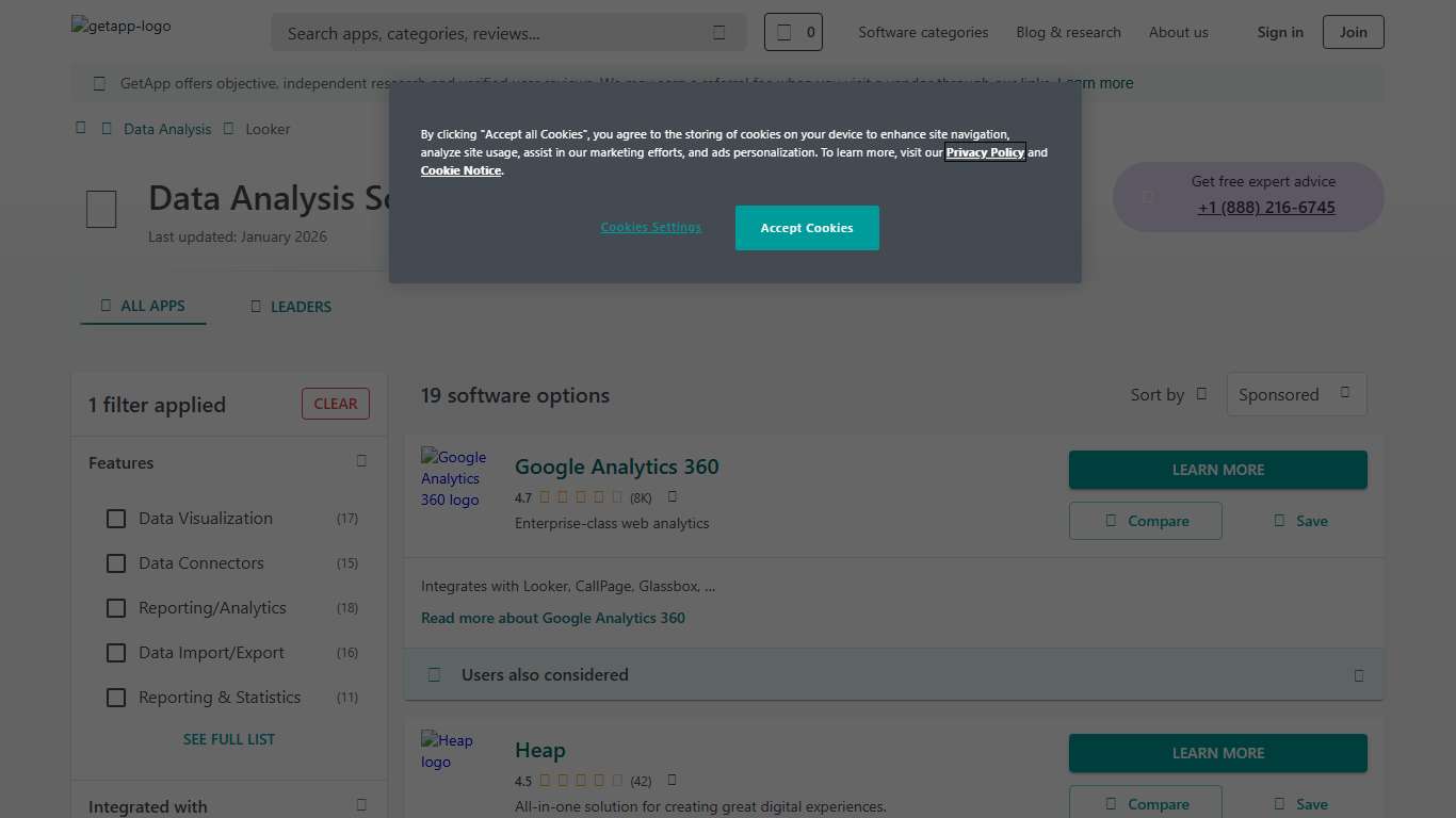 Best Data Analysis Software Integrations with Looker 2026 GetApp